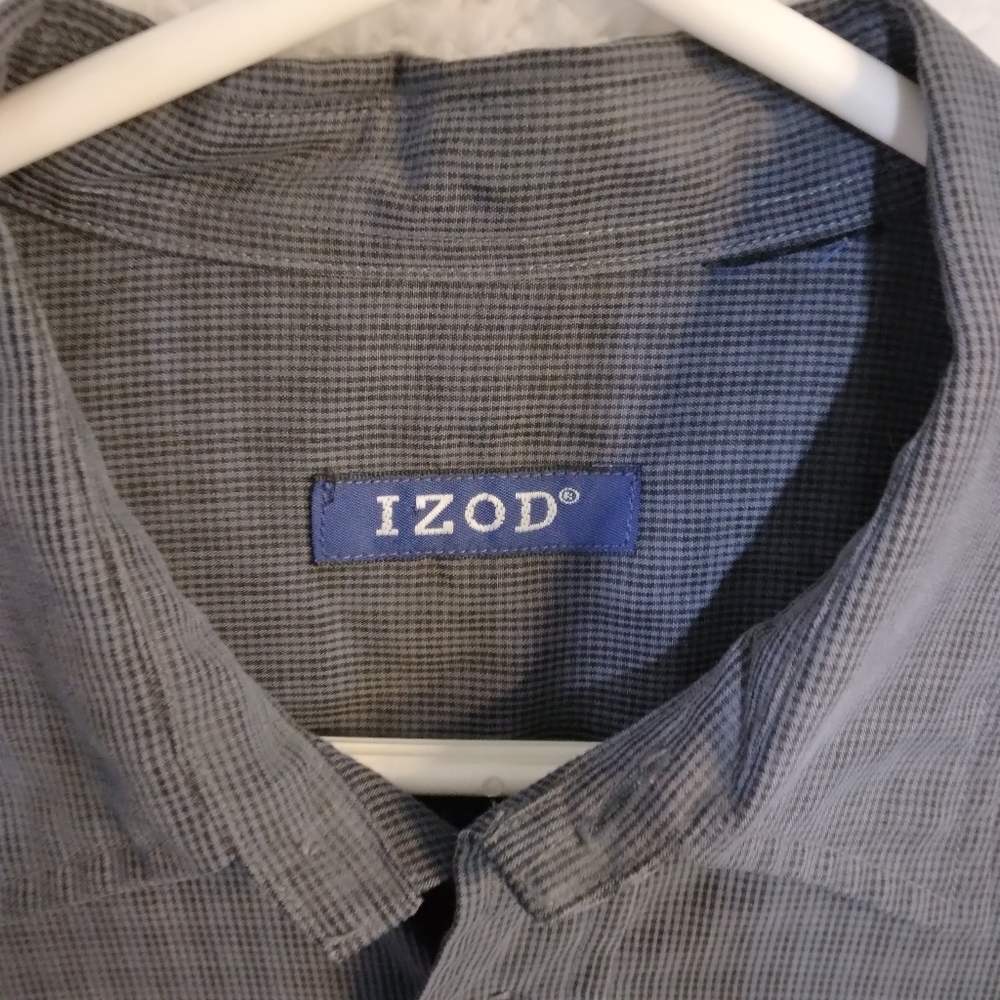 IZOD Men's Long Sleeve Button Down Shirt Size XL
